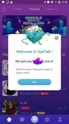 OyeTalk android App screenshot 4